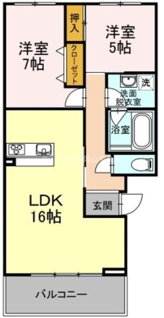 コート・ラベンダー北長瀬の物件間取画像